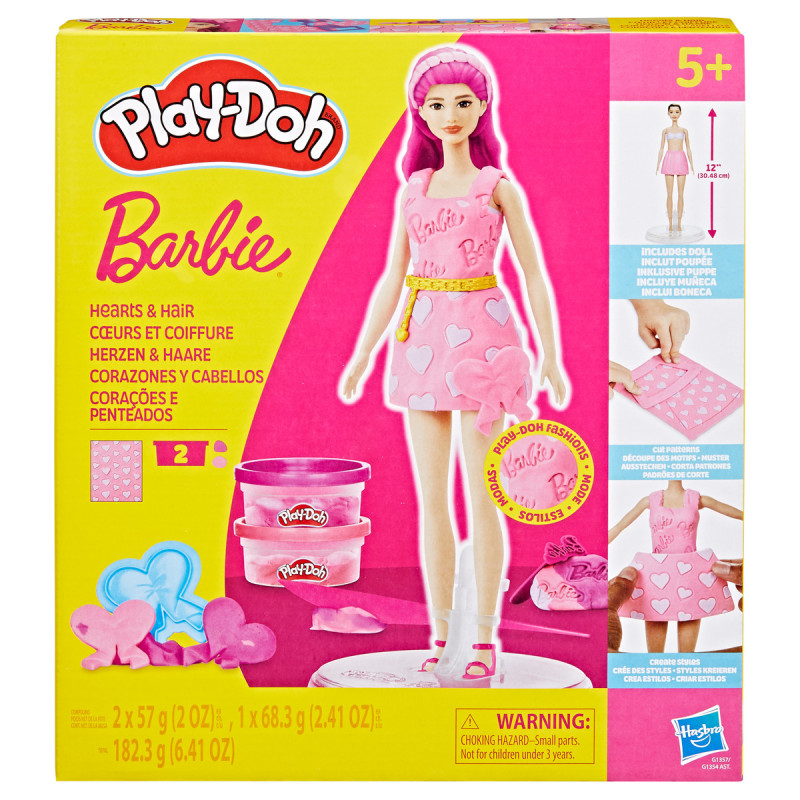 HASBRO - Play-Doh Barbie vlasy a srdce