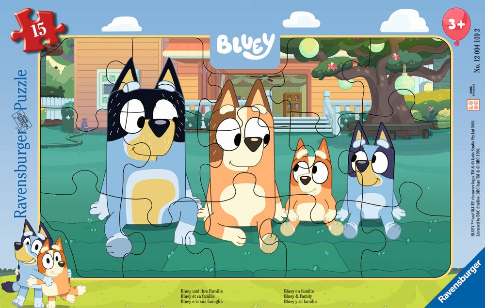 Bluey 15 dílků