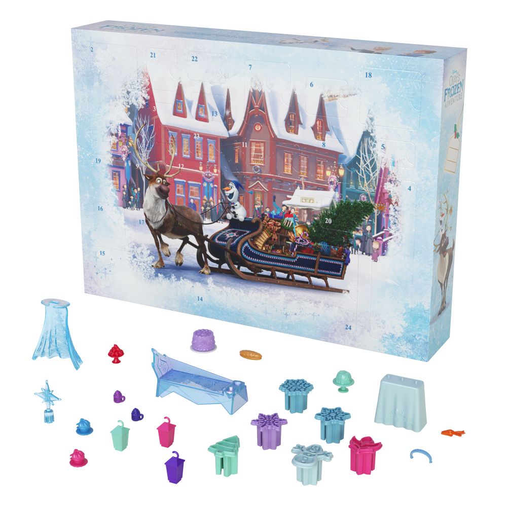 FROZEN ADVENTNÍ KALENDÁŘ S MALÝMI PANENKAMI