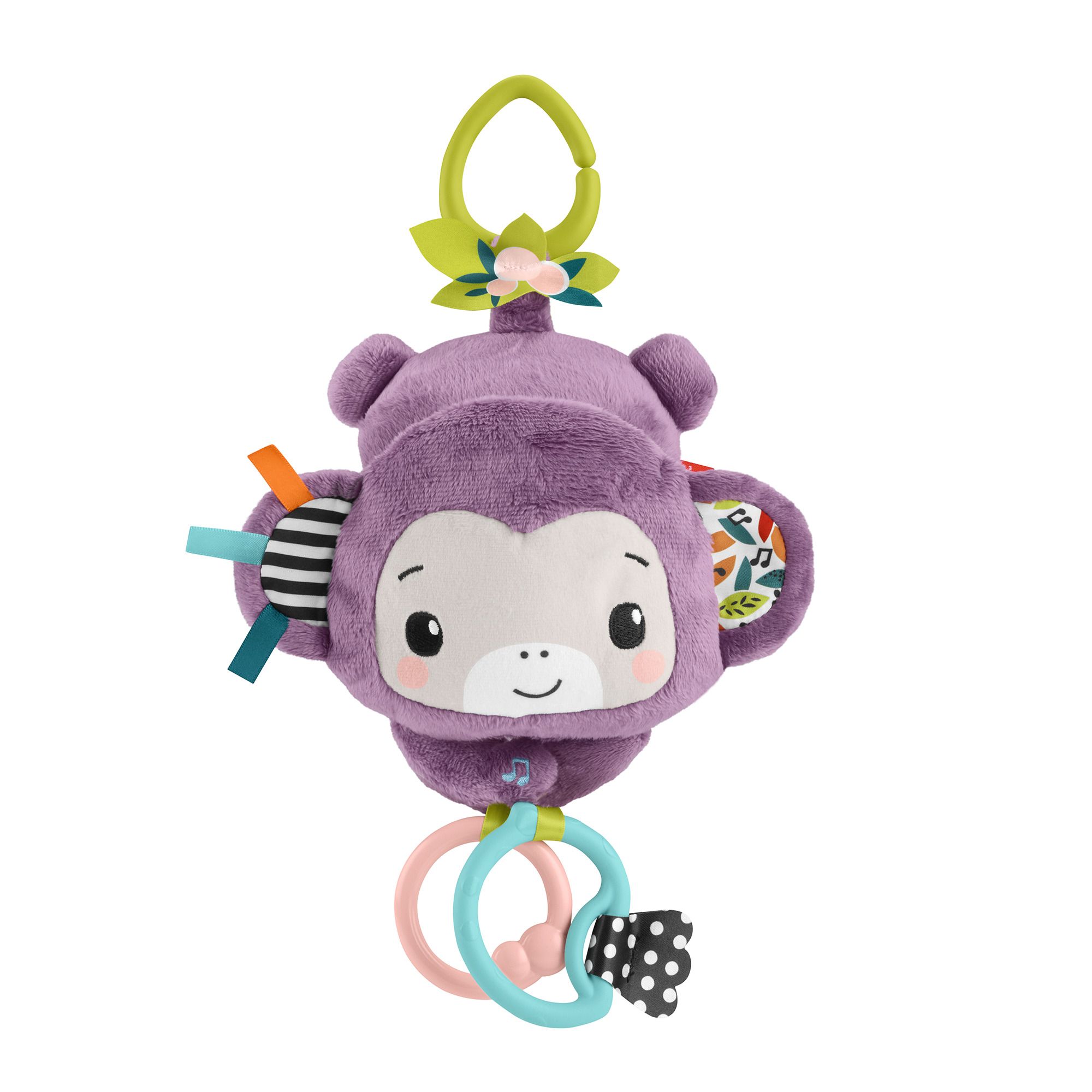 Fisher Price ZÁVĚSNÁ FIALOVÁ OPIČKA SE ZVUKY
