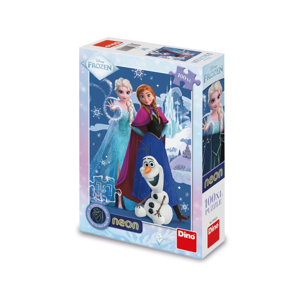 FROZEN: KOUZELNÉ SESTRY 100 XL neon Puzzle