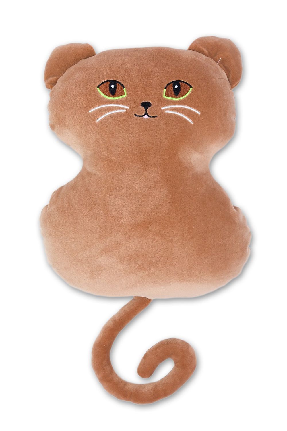 KOČKA VELKÉ OČI hnědá 35 cm