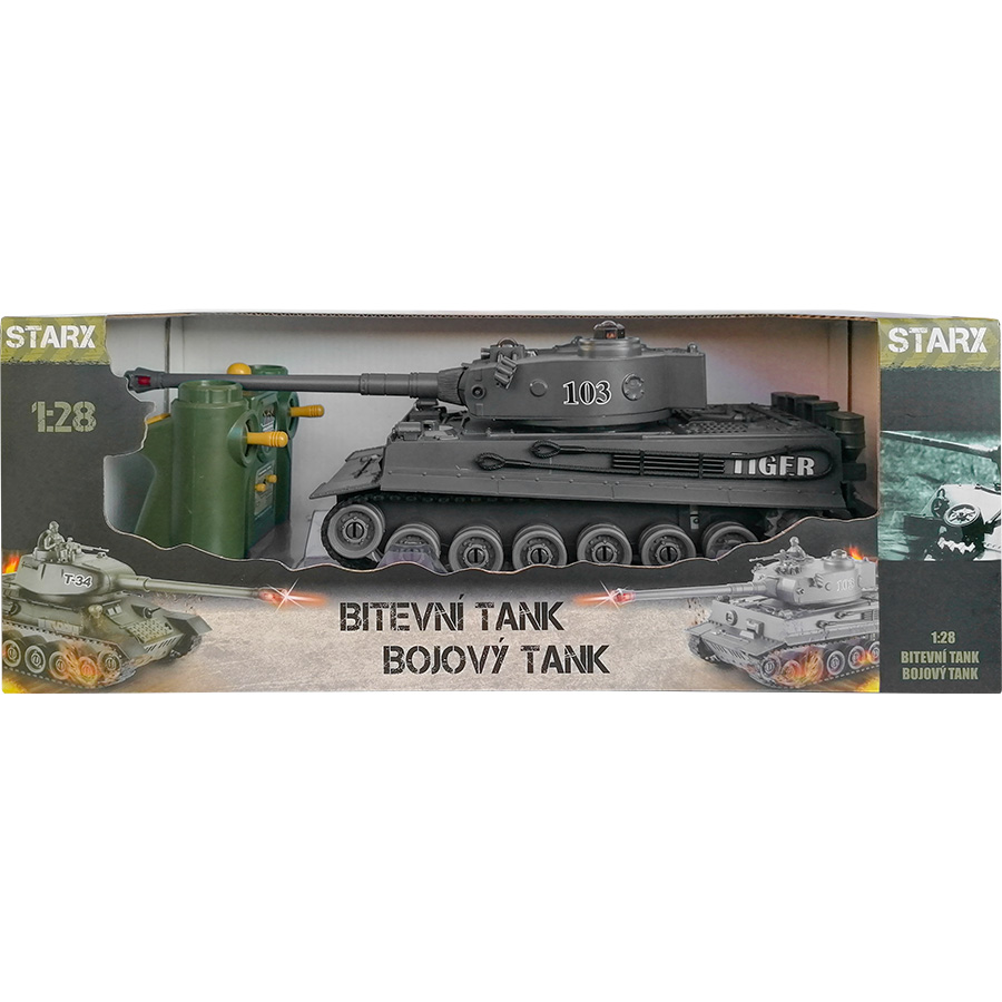 STARX Tank na dálkové ovládání - šedý