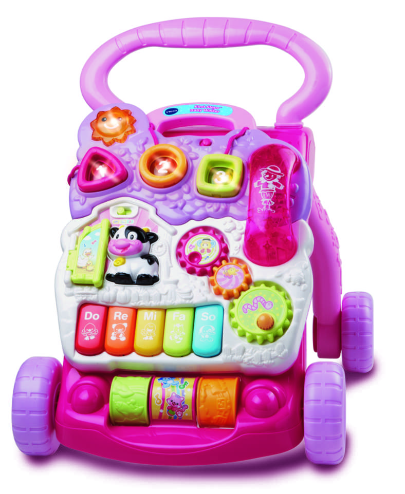 Vtech Chodítko Uč se a poznávej růžové CZ 1ks