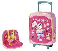 BABY born Cestovný kufrík so sedačkou pre bábiky