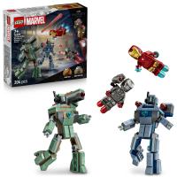 Iron Man a War Machine vs. Hammerove Drony