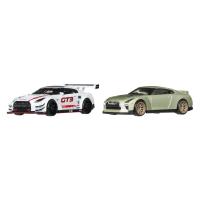 Hot Wheels 2ks prémiový angličák - NISSAN GTR