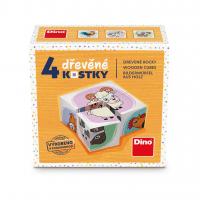 ZVIERATKA 4 Drevené kocky