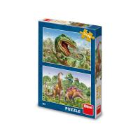 SÚBOJ DINOSAUROV 2x48 Puzzle