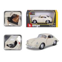 Bburago 1:24 Porsche 356B Coupe (1961) Ivory