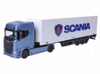 Bburago 1:43 Truck with trailer - Scania 770 S - White Trailer SCANIA