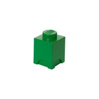 LEGO úložný box 1 - tmavě zelená