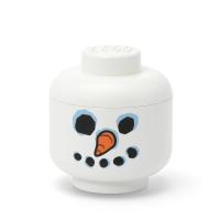 LEGO úložná hlava (mini) - snehuliak