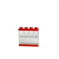 LEGO sběratelská skříňka na 8 minifigurek - červená