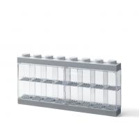 LEGO sběratelská skříňka na 16 minifigurek - šedá