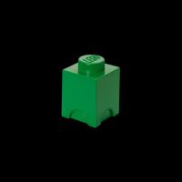 LEGO úložný box 1 - tmavě zelená