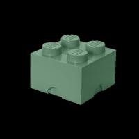 LEGO úložný box 4 - army zelená