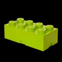 LEGO úložný box 8 - svetlo zelená