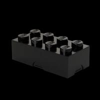 LEGO desiatový box 100 x 200 x 75 mm - čierna