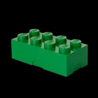 LEGO desiatový box 100 x 200 x 75 mm - tmavo zelená