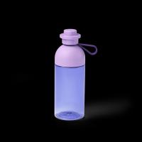 LEGO fľaša transparentná - fialová