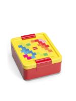 LEGO Brick box na svačinu - červená/žlutá