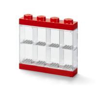 LEGO zberateľská skrinka na 8 minifigúrok - červená