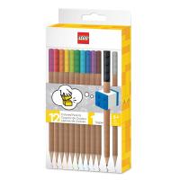 LEGO Pastelky, mix farieb - 12 ks s LEGO klipom