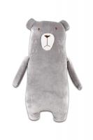 MEDVÉD MIKROSPANDEX šedý/hnědý 53 cm