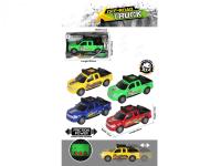 Auto so zvukom a svetlom, červené