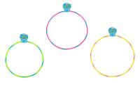 SPORTO Svietiaci Hula hoop