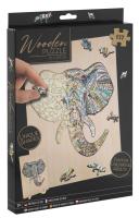 Drevené puzzle Slon - 137ks