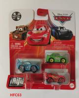 CARS MINI 3KS PACK ASST