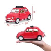 Bburago 1:24 Fiat 500L (1968) Red