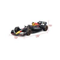 Bburago 1:43 RACE Formula F1 - Red Bull Racing RB19 (2023) #1 (Max Verstappen) - with driv