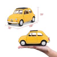 Bburago 1:24 Fiat 500 F 1965 Yellow