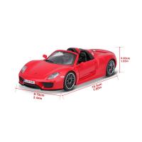 Bburago 1:24 Plus Porsche 918 Spyder Red