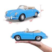 Bburago 1:18 Porsche 356B Cabriolet 1961 Blue