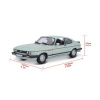 Bburago 1:24 Plus Ford Capri 1982 light green