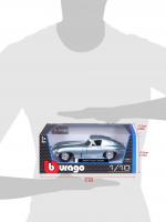 Bburago 1:18 Jaguar E Coupe Metalic Silver Blue