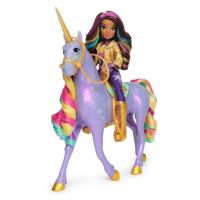 UNICORN ACADEMY SVĚTELNÝ JEDNOROŽEC WILDSTAR S PANENKOU SOPHIA 24cm