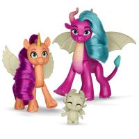 MY LITTLE PONY MAGIE SVĚTLA DRÁKŮ 3-PACK FIGUREK