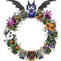 Halloweenský věnec