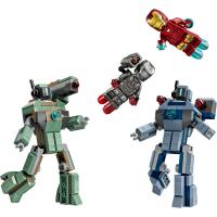 Iron Man a War Machine vs. Hammerove Drony