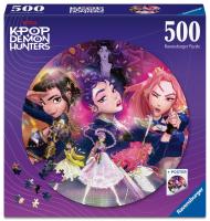 Kruhové puzzle: Kpop Demon Hunters 500 dielikov