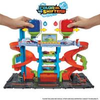 Hot Wheels City color shifters automyváreň so špirálou