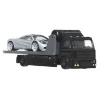 Hot Wheels 3ks prémiový angličák s týmovým tahačem - ZÁVOD LE MANS