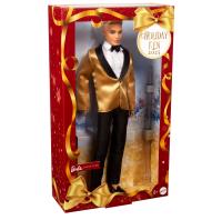 Barbie Vianočná bábika Ken blond 2025