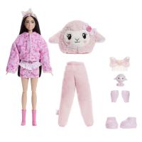 Barbie CUTIE REVEAL Barbie sladké mašle - ružové jahňa