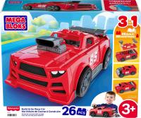 MEGA BLOKS STAVEBNICE ZÁVODNÍ AUTO 3 V 1